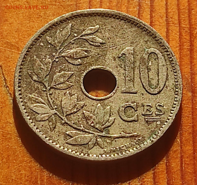 Бельгия 10 сантимов 1921 - IMG_20210826_163911