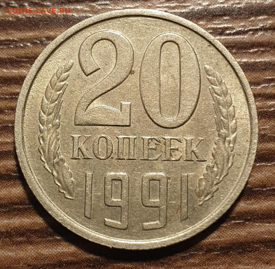 20 коппек 1991 года Без знака монетного двора - 110-6