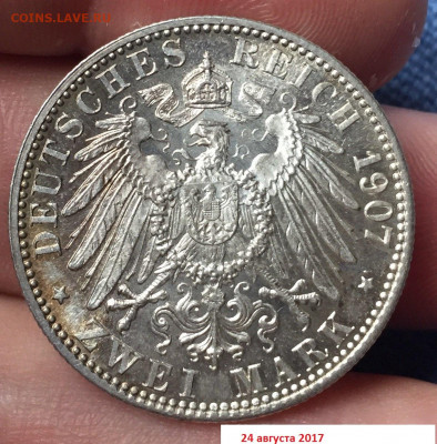 Коллекционные монеты форумчан , Кайзеррейх 1871-1918 (2,3,5) - IMG_9389.JPG
