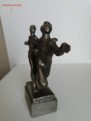 статуэтка "бегуны" силумин СССР - IMG_20210908_163626