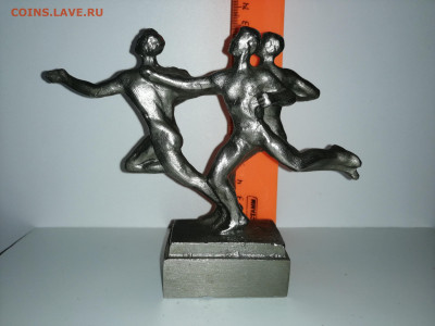 статуэтка "бегуны" силумин СССР - IMG_20210908_163449