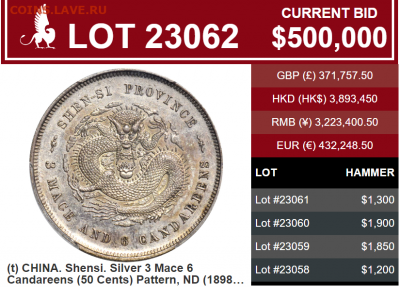 Китайские монеты -аукцион. - 243519689_3777469402356113_4829795514235052707_n