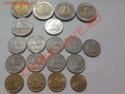 Монеты разных стран и номиналов (пополняемая). - 112 тайланд