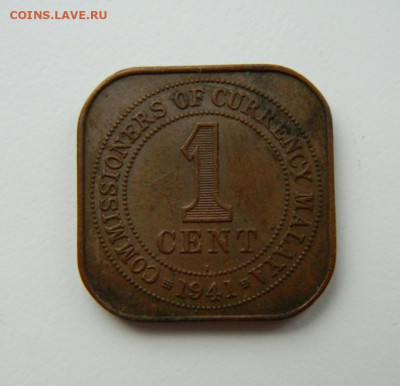 Британская Малайя 1 цент 1941 г. до 21.10.21 - DSCN1104.JPG