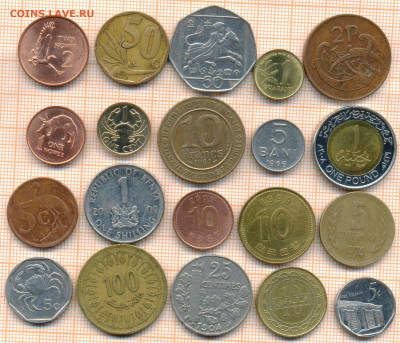 монеты разные 20 штук 2 от 5 руб. фикс цена - лист 2 001