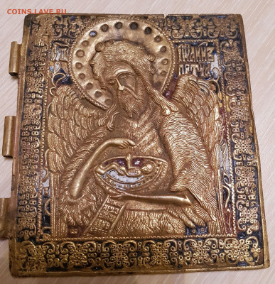 Икона Иоанна Предтечи. 3 цвета эмали. до 23.10. - 20210426_201445