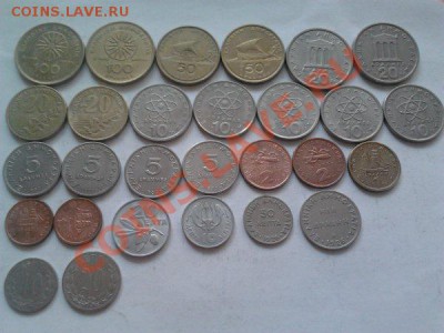 Монеты разных стран и номиналов (пополняемая). - 113 греция