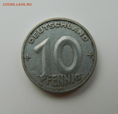 Германия 10 пфеннигов 1950 г. "А" до 28.10.21 - DSCN1184.JPG