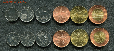 Чехия набор 1, 2, 5, 10, 20, 50 крон 2009-2013 до 17.11.21 - img635