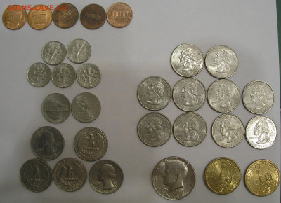 Монеты США (30 шт) до 26.11.21 г. 22:00 - 2.JPG