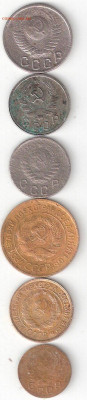 Погодовка СССР: 6 монет 006 ФИКС - Погод СССР 6 монет А 006Ф