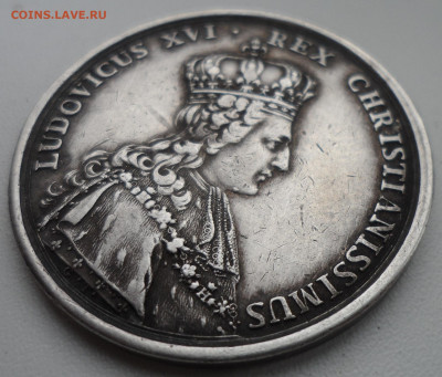 МЕДАЛЬ 22 France Louis XVI SILVER MEDAL 1775  Coronation - SAM_1871.JPG