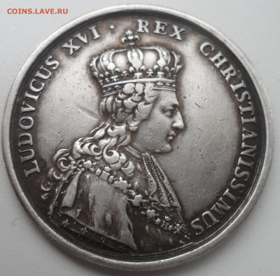 МЕДАЛЬ 22 France Louis XVI SILVER MEDAL 1775  Coronation - SAM_1869.JPG