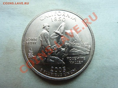 С РУБЛЯ USA QUARTER DOLLAR 2005г.CALIFORNIA до 8.11.11 - MEMO0028.JPG