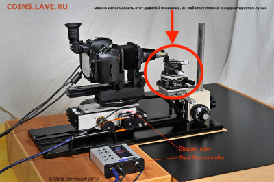 О фотографировании монет - механизм для макросъёмки