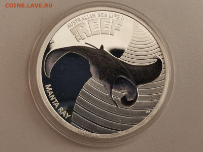 50 центов 2012 Австралия- Манта Рэй, серебро, до 16.01 - Z Манта-1