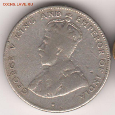 Цейлон, 50 центов 1921  до 17.01.  22-00 - 1