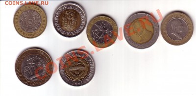 Биметаллы разных стран 7 монет до 10.11 22:00 - бм_2