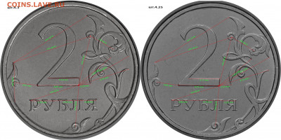 Монеты 2021 года (треп) - замер шт.4.3 и шт.4.25
