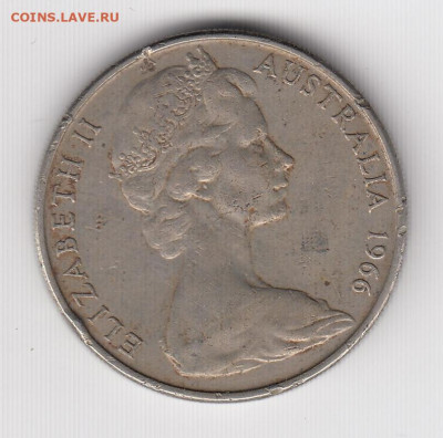 Австралия, 2, 5, 20 центов 1966-1983 до 05.02.22, 23:00 - #И-3-r