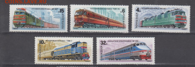 СССР 1982 локомотивы 5м ** до 10 02 - 82и