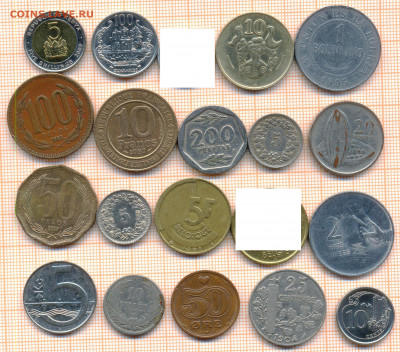 монеты разные 20 штук 8 от 5 руб. фикс цена - лист 8 001