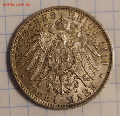 Германская империя 2 марки 1911г Луитпольд 10.02.22 в 22:30 - IMG_20220208_173357