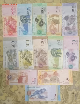 13шт.банкнот Венесуэлы пресс - IMG_20211015_193630