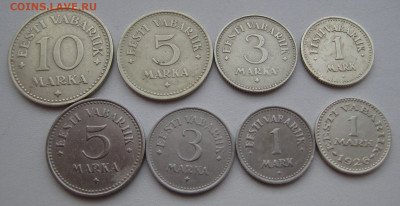 ЭСТОНИЯ подборка из 20 монет 1922-39 гг до 11.03.22 22:00 - 1_Марки_реверсы