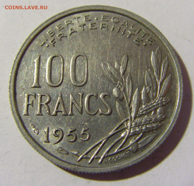 100 франков 1955 Франция №1 26.03.2022 22:00 МСК - CIMG3172.JPG