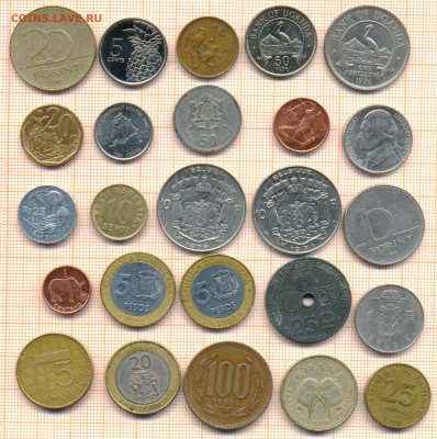 монеты разные 15 от 5 руб. фикс цена - лист 15 001