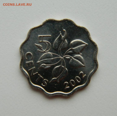 Свазиленд 5 центов 2002 г. до 31.03.22 - DSCN3980.JPG