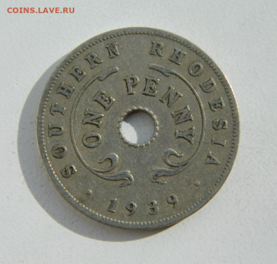 Британская Южная Родезия 1 пенни 1939 г. до 07.04.22 - DSCN4434.JPG