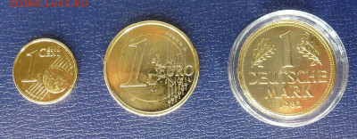 1 евроцент Германии (жёлтый) - s-l1600