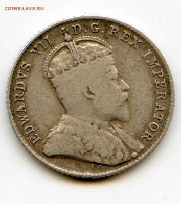Канада. Эдуард VII. 1909. 10 центов. VF. До 14.04 в 22.00 - img521