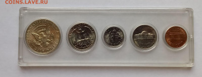 США набор монет 1968. Погодовка. Серебро. - 4