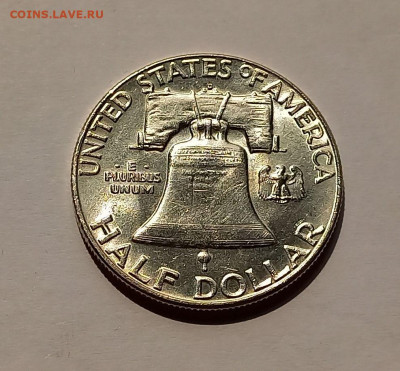 США 50 центов 1963 "D". Франклин, серебро - 7