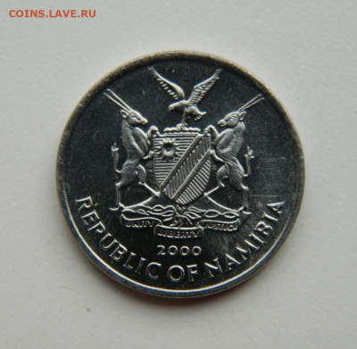 Намибия 5 центов 2000 г. (Юбилейная) Фауна до 21.04.22 - DSCN4671.JPG