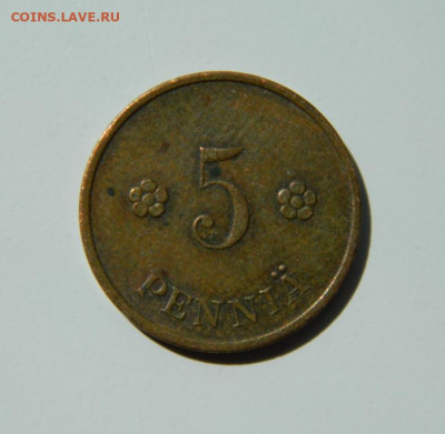 Финляндия 5 пенни 1937 г. до 12.05.22 - DSCN5483.JPG