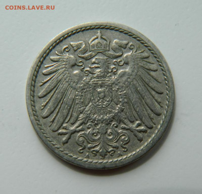Германия 5 пфеннигов 1908 г. "А". до 16.05.22 - DSCN5732.JPG