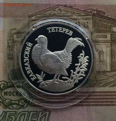 1 рубль 1995 г. К.К. Тетерев до 15.05.22 - 126