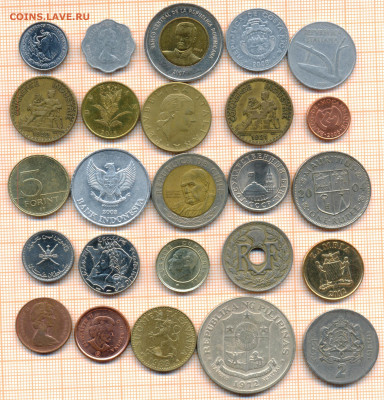 монеты разные 3 от 5 руб. фикс цена - лист 3а 001