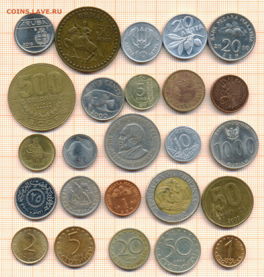 монеты разные 5 от 5 руб. фикс цена - лист 5 001