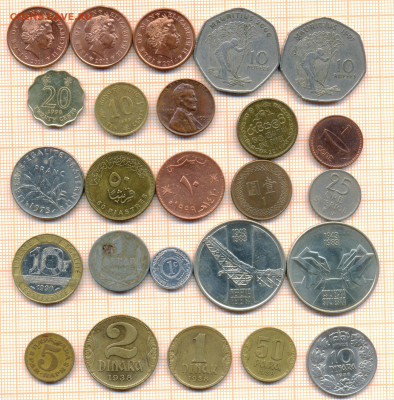 монеты разные 12 от 5 руб. фикс цена - лист 12 001