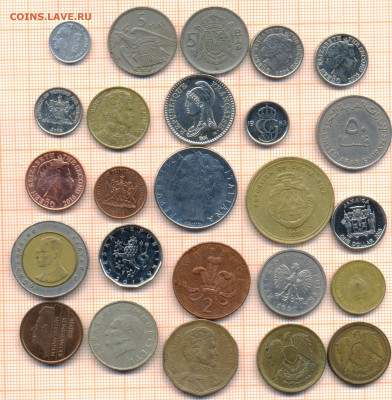 монеты разные 14 от 5 руб. фикс цена - лист 14а 001