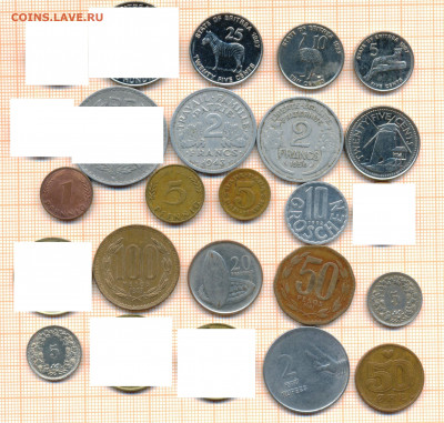 монеты разные 8 от 5 руб. фикс цена - лист 8 001