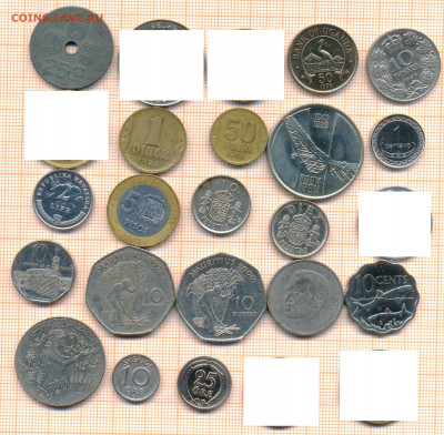 монеты разные 16 от 5 руб. фикс цена - лист 16 001