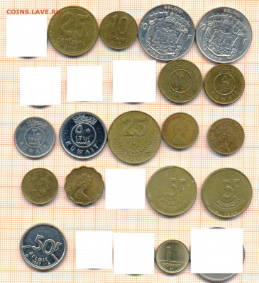 монеты разные 19 от 5 руб. фикс цена - лист 19 001