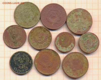 никель 10 монет на чистку, до 01.06.2022 г. 22.00 по Москве - никель 10шт  50а