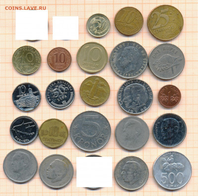 монеты разные 7 от 5 руб. фикс цена - лист 7 001
